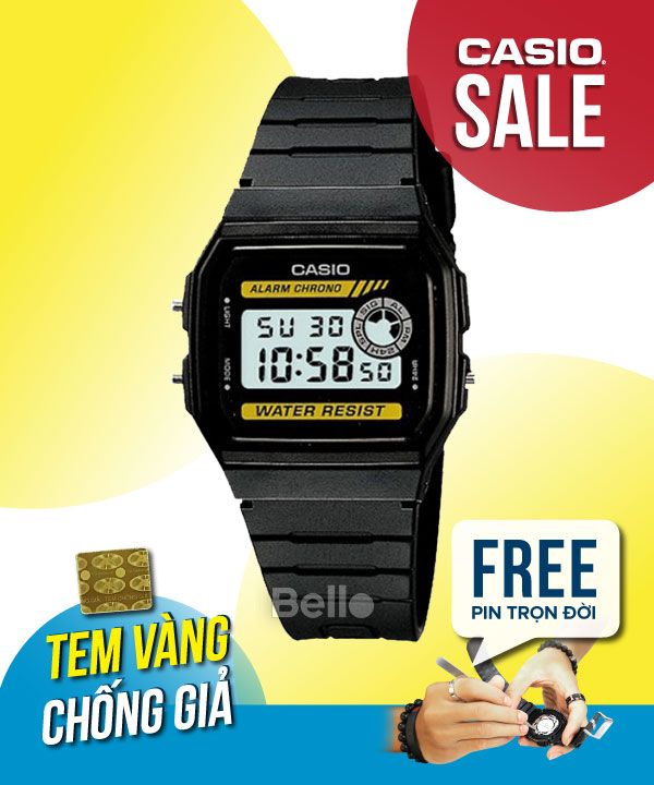 Đồng hồ Casio Nam F-94WA-9 chính hãng, giá rẻ, Thay Pin Trọn Đời