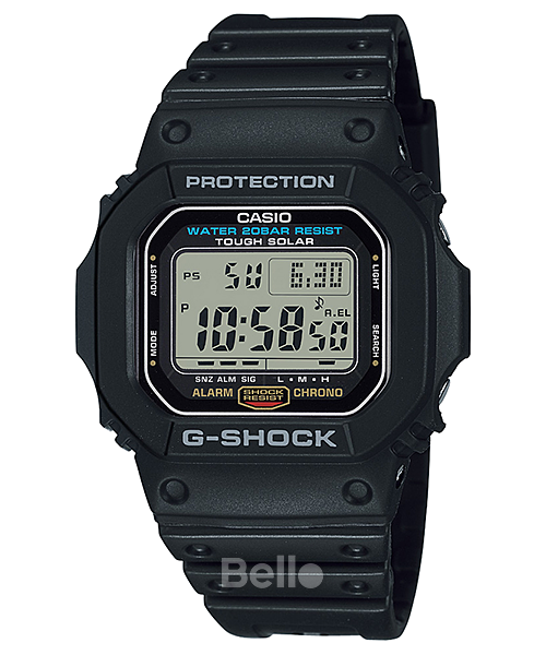  [Pin Miễn Phí Trọn Đời] G-5600E-1 - Đồng hồ G-Shock Nam - Tem Vàng Chống Giả 