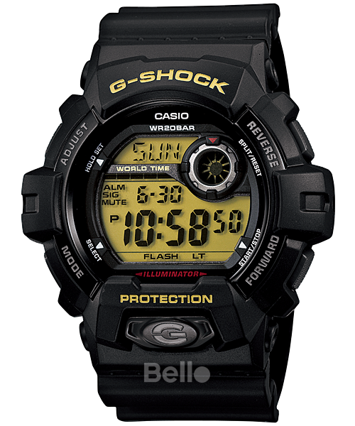 G-8900-1- Đồng hồ Casio G-Shock chính hãng - Thiết kế mặt đồng hồ mới và đường gờ bằng nhôm đem đến vẻ tinh tế thời trang.