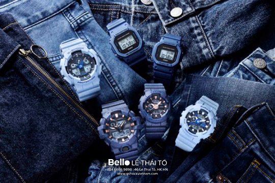 DW-5600DE-2 - Đồng hồ Casio G-Shock chính hãng - Jean màu Denim cực chất