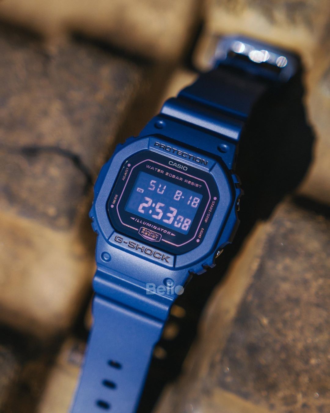 DW-5600BBM-2 - Đồng hồ Casio G-Shock chính hãng DW-5600 màu đơn sắc nguyên thủy