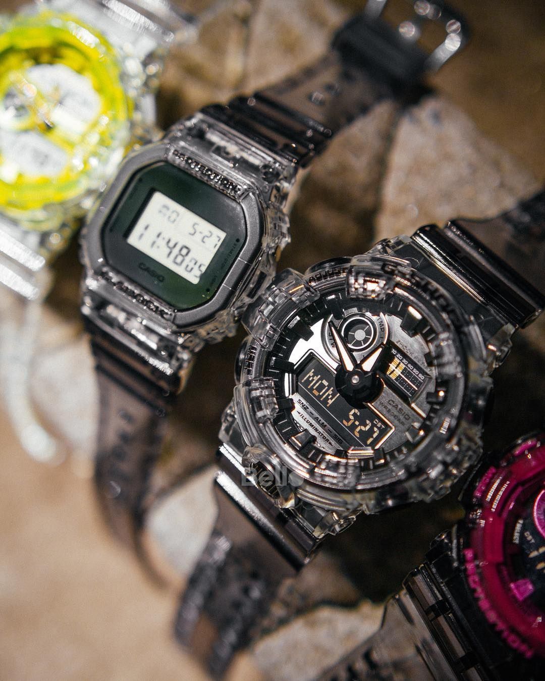 GA-700SK-1A - Đồng hồ Casio G-Shock chính hãng dây trong suốt