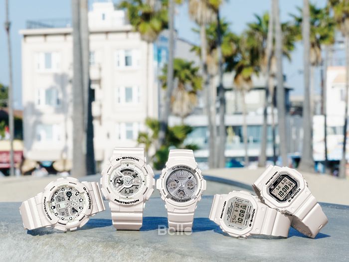GA-110MW-7A - Đồng hồ Casio G-Shock chính hãng - Màu trắng