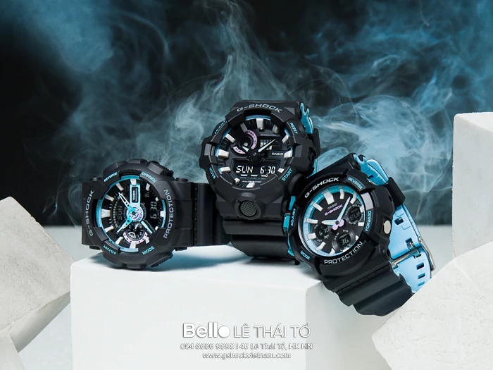GAS-100PC-1A- Đồng hồ Casio G-Shock chính hãng - Tough Solar Tính năng chuyển kim