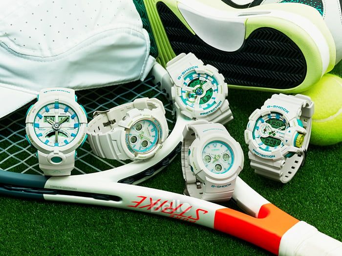 GA-110WG-7A - Đồng hồ Casio G-Shock chính hãng - Kết hợp với các điểm nhấn là màu xanh bạc hà và màu ngọc lam trẻ trung.