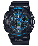  [Pin Miễn Phí Trọn Đời] GA-100CB-1A - Đồng hồ G-Shock Nam - Tem Vàng Chống Giả 