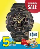  [Pin Miễn Phí Trọn Đời] GA-100CM-5A - Đồng hồ G-Shock Nam - Tem Vàng Chống Giả 