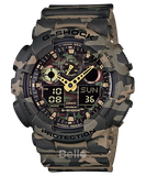  [Pin Miễn Phí Trọn Đời] GA-100CM-5A - Đồng hồ G-Shock Nam - Tem Vàng Chống Giả 
