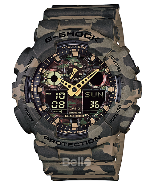 GA-100CM-5A Đồng hồ Casio G-Shock Nam chính hãng BẢO HÀNH 5 NĂM – Bello