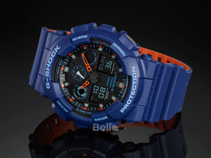 GA-100L-2A - Đồng hồ Casio G-Shock chính hãng - Dây 2 lớp