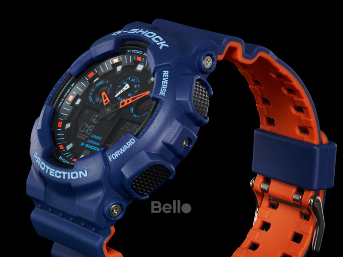 GA-100L-2A - Đồng hồ Casio G-Shock chính hãng - Dây 2 lớp