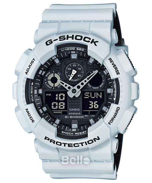 GA-100L-7A - Đồng hồ Casio G-Shock chính hãng - Dây 2 lớp