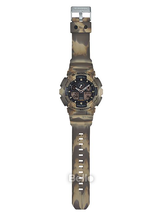 GA-100MM-5A - Đồng hồ Casio G-Shock chính hãng - Họa tiết cẩm thạch
