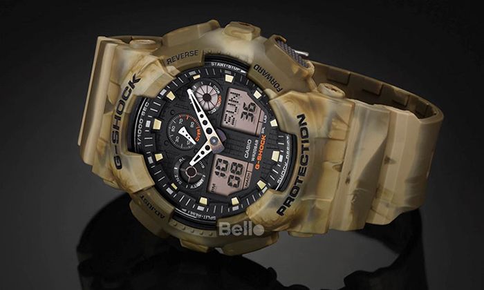 GA-100MM-5A - Đồng hồ Casio G-Shock chính hãng - Họa tiết cẩm thạch