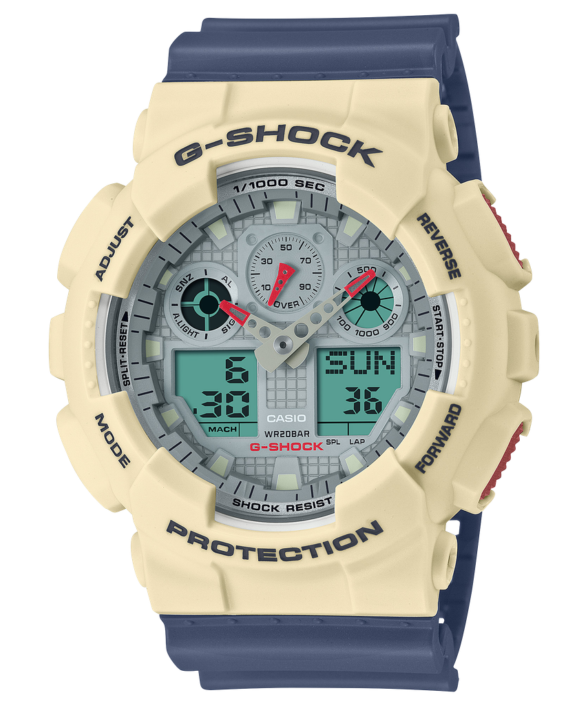  [Uy Tín Từ 2009] GA-100PC-7A2 - Đồng hồ G-Shock Nam - Tem Vàng Chống Giả 