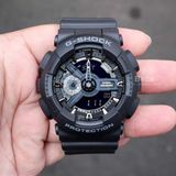  [Pin Miễn Phí Trọn Đời] GA-110-1B - Đồng hồ G-Shock Nam - Tem Vàng Chống Giả 