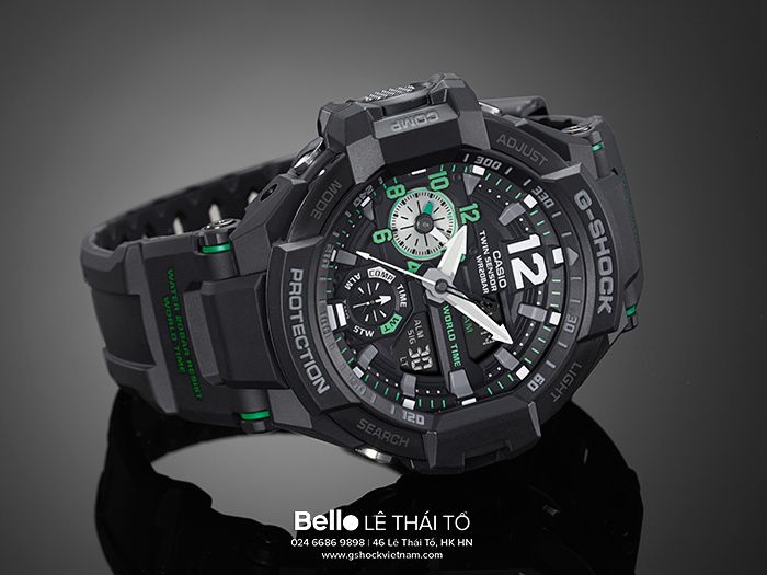 GA-1100-1A3 - Đồng hồ Casio G-Shock chính hãng - Tông màu trung tính dễ kết hợp quần áo