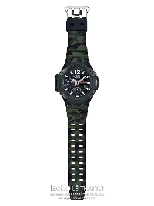 GA-1100SC-3A - Đồng hồ Casio G-Shock chính hãng - MASTER in Olive Drab