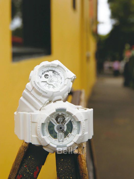 GA-110C-7A Baby-G BA-110-7A3 - Đồng hồ Casio G-Shock chính hãng - Dây trắng, mặt đồng hồ trắng