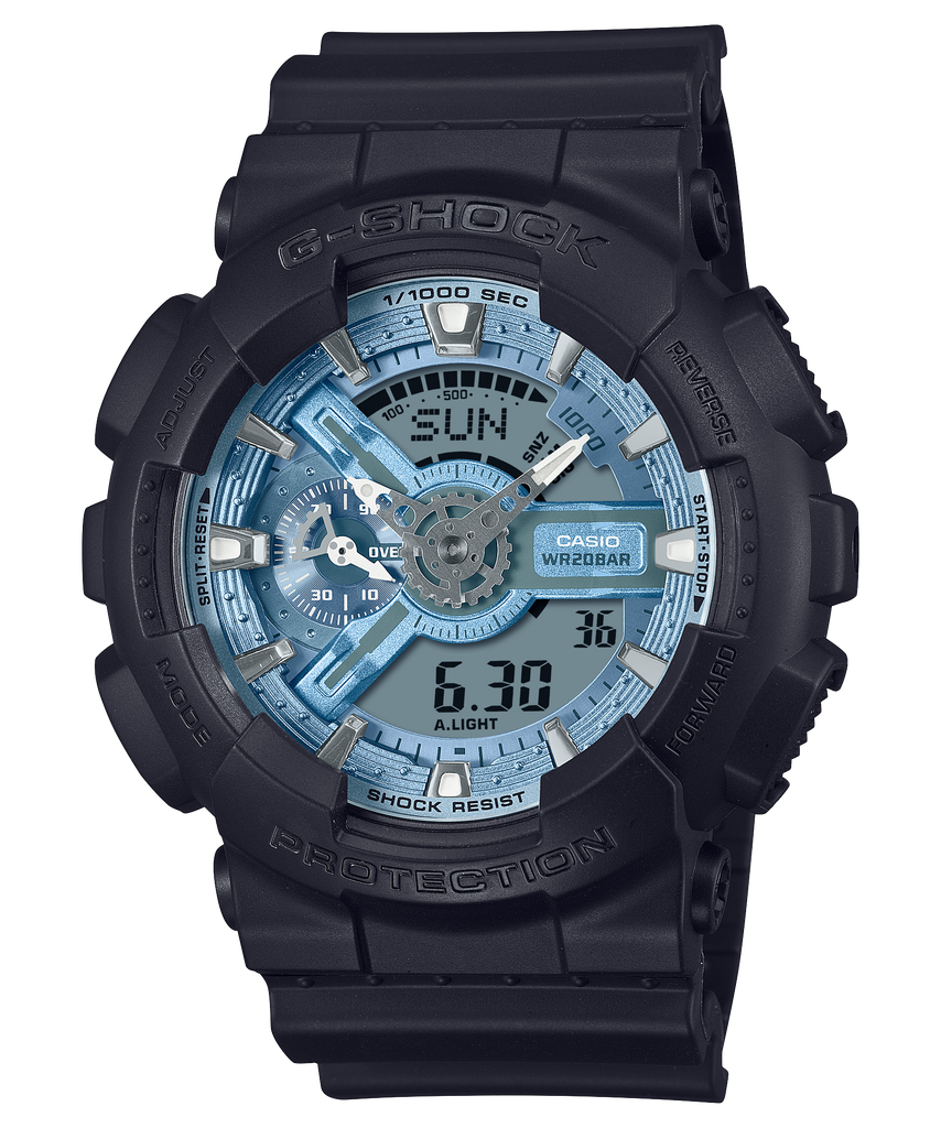  [Pin Miễn Phí Trọn Đời] GA-110CD-1A2DR - Đồng hồ G-Shock Nam - Tem Vàng Chống Giả 