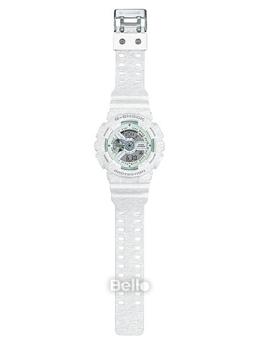 GA-110HT-7A - Đồng hồ Casio G-Shock chính hãng - Dây mờ, họa tiết sợi vải, năng động cá tính.