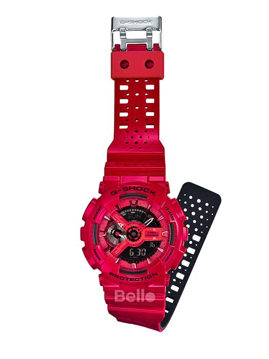 GA-110LPA-4A - Đồng hồ Casio G-Shock chính hãng - Dòng mẫu đục lỗ