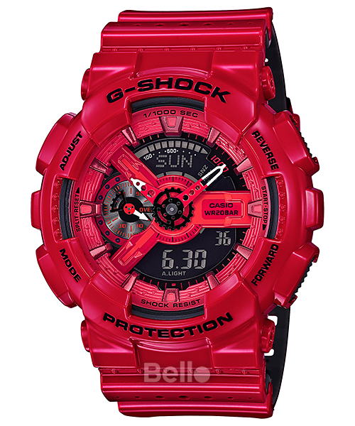GA-110LPA-4A - Đồng hồ Casio G-Shock chính hãng - Dòng mẫu đục lỗ