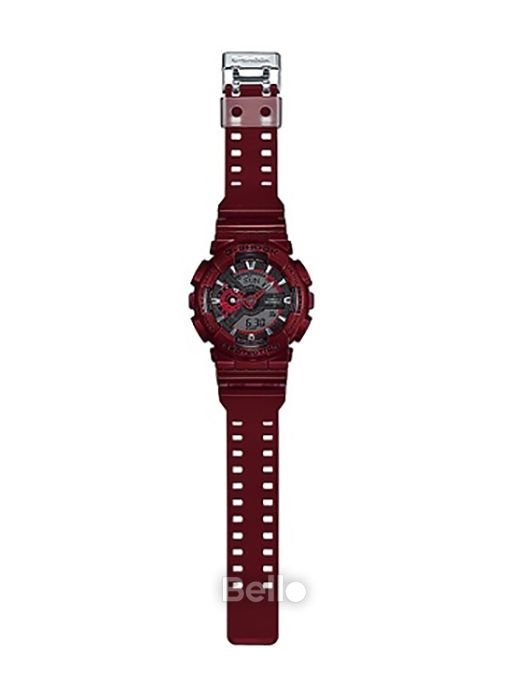 G-Shock GA-110NM-4A - Đồng hồ Casio G-Shock chính hãng - Dây, vỏ và mặt một màu ánh kim duy nhất, kim sơn trắng nổi bật.
