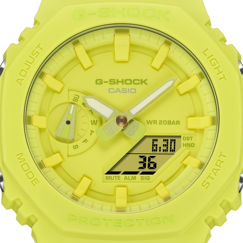  [Pin Miễn Phí Trọn Đời] GA-2100-9A9 - Đồng hồ G-Shock Nam - Tem Vàng Chống Giả 