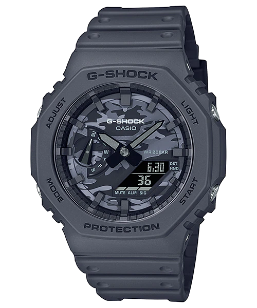  [Pin Miễn Phí Trọn Đời] GA-2100CA-8A - Đồng hồ G-Shock Nam - Tem Vàng Chống Giả 