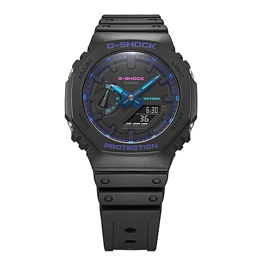  [Pin Miễn Phí Trọn Đời] GA-2100VB-1A - Đồng hồ G-Shock Nam - Tem Vàng Chống Giả 