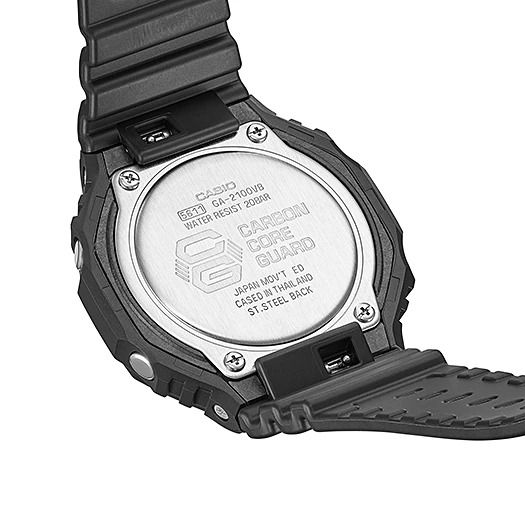  [Pin Miễn Phí Trọn Đời] GA-2100VB-1A - Đồng hồ G-Shock Nam - Tem Vàng Chống Giả 