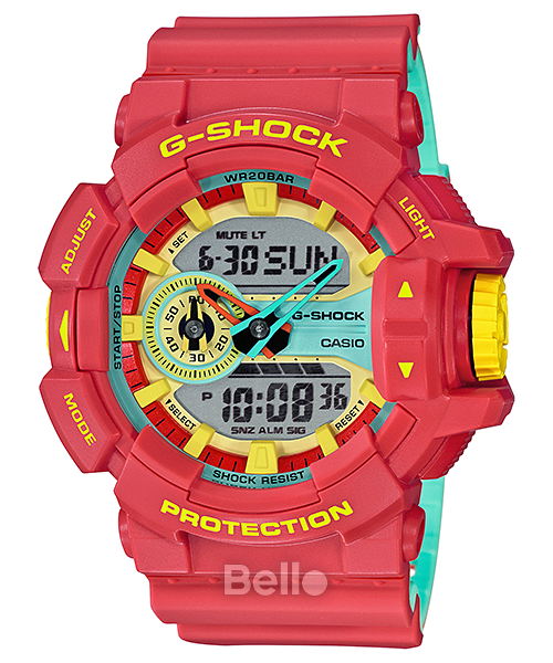 GA-400CM-4A - Đồng hồ Casio G-Shock chính hãng - Màu Breezy Rasta mới.