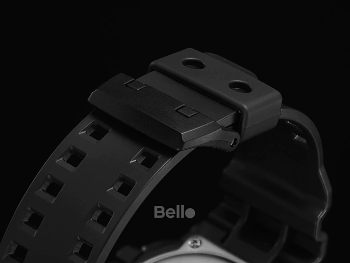 GA-400GB-1A9 - Đồng hồ Casio G-Shock chính hãng - Dây đen mờ, mặt vàng mờ, khóa nhựa, núm điều chỉnh chức năng.