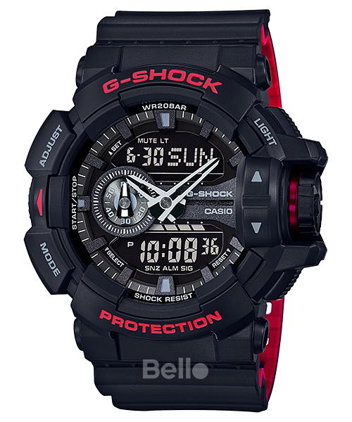  [Pin Miễn Phí Trọn Đời] GA-400HR-1A - Đồng hồ G-Shock Nam - Tem Vàng Chống Giả 