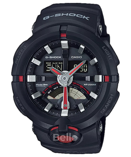 GA-500-1A4 - Đồng hồ Casio G-Shock chính hãng Màu Đen Đỏ