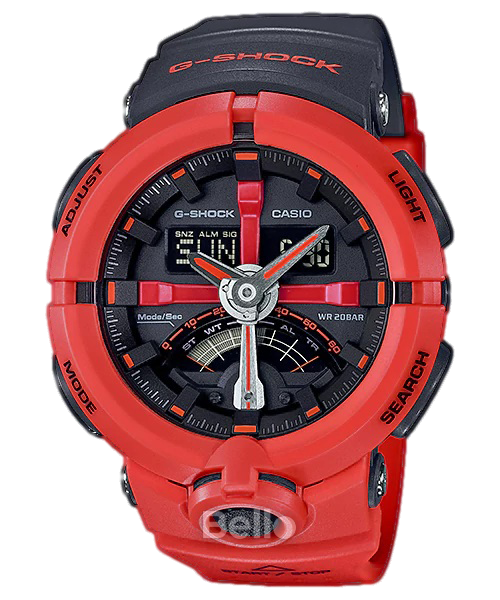 GA-500P-4A - Đồng hồ Casio G-Shock chính hãng Màu Đỏ