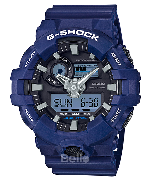  [Pin Miễn Phí Trọn Đời] GA-700-2A - Đồng hồ G-Shock Nam - Tem Vàng Chống Giả 