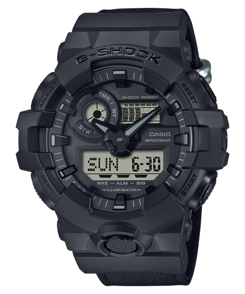 GA-700BCE-1A - G-Shock Black Cordura Eco Fabric Series