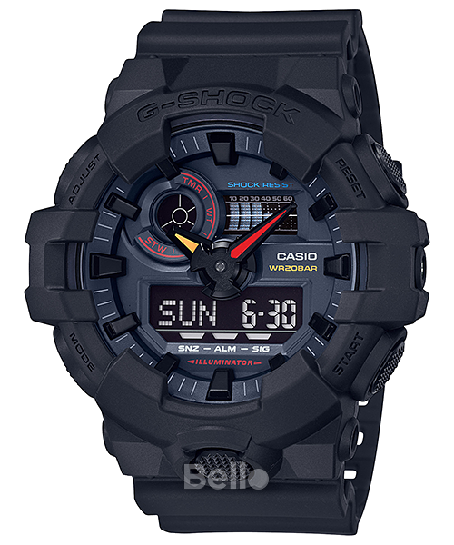  [Pin Miễn Phí Trọn Đời] GA-700BMC-1A - Đồng hồ G-Shock Nam - Tem Vàng Chống Giả 