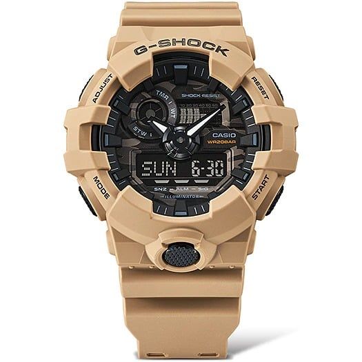  [Pin Miễn Phí Trọn Đời] GA-700CA-5A - Đồng hồ G-Shock Nam - Tem Vàng Chống Giả 