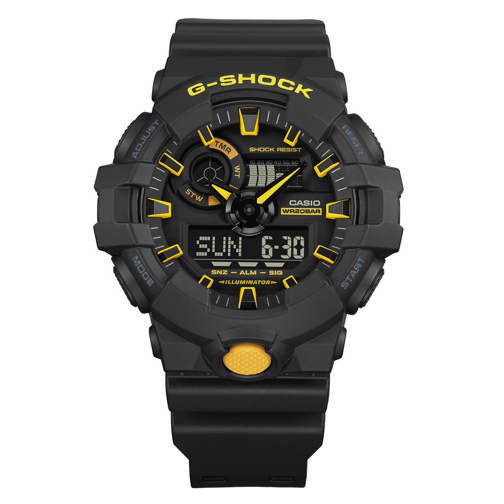  [Pin Miễn Phí Trọn Đời] GA-700CY-1ADR - Đồng hồ G-Shock Nam - Tem Vàng Chống Giả 