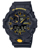  [Pin Miễn Phí Trọn Đời] GA-700CY-1ADR - Đồng hồ G-Shock Nam - Tem Vàng Chống Giả 