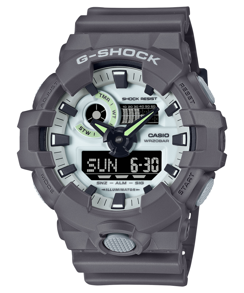  [Pin Miễn Phí Trọn Đời] GA-700HD-8ADR - Đồng hồ G-Shock Nam - Tem Vàng Chống Giả 