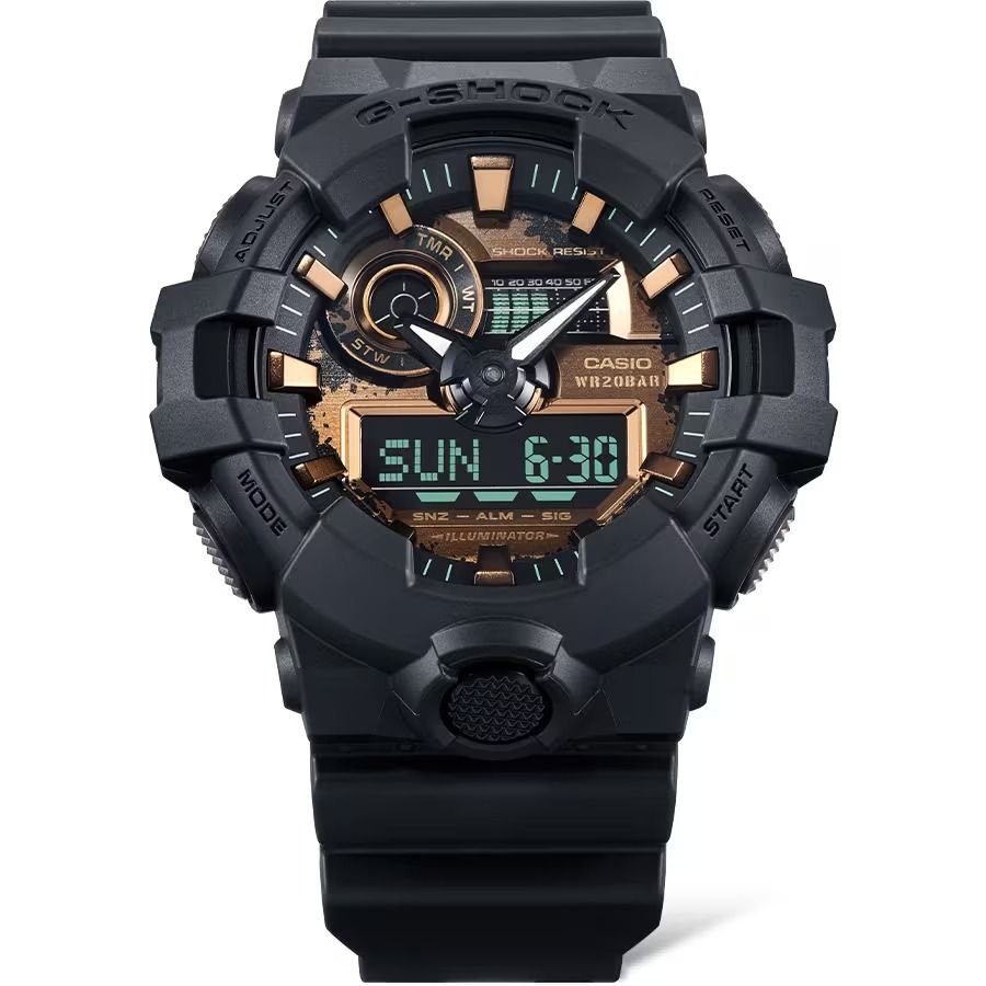  [Pin Miễn Phí Trọn Đời] GA-700RC-1A - Đồng hồ G-Shock Nam - Tem Vàng Chống Giả 