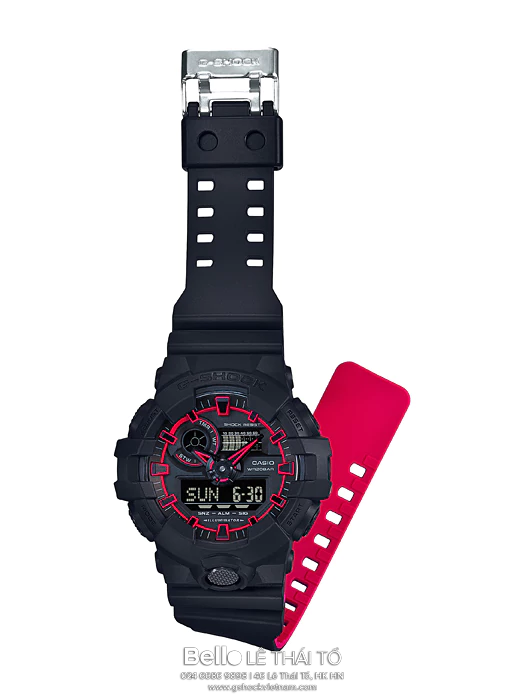  [Pin Miễn Phí Trọn Đời] GA-700SE-1A4 - Đồng hồ G-Shock Nam - Tem Vàng Chống Giả 