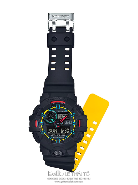 GA-700SE-1A9 - Đồng hồ Casio G-Shock chính hãng Màu đặc biệt và dây 2 lớp