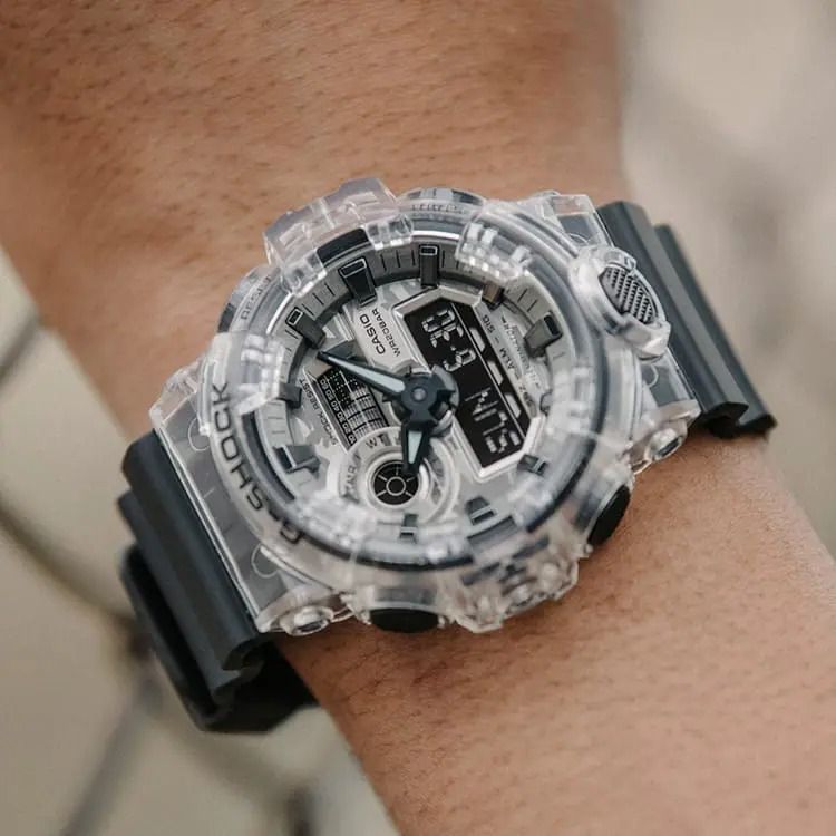  [Pin Miễn Phí Trọn Đời] GA-700SKC-1A - Đồng hồ G-Shock Nam - Tem Vàng Chống Giả 