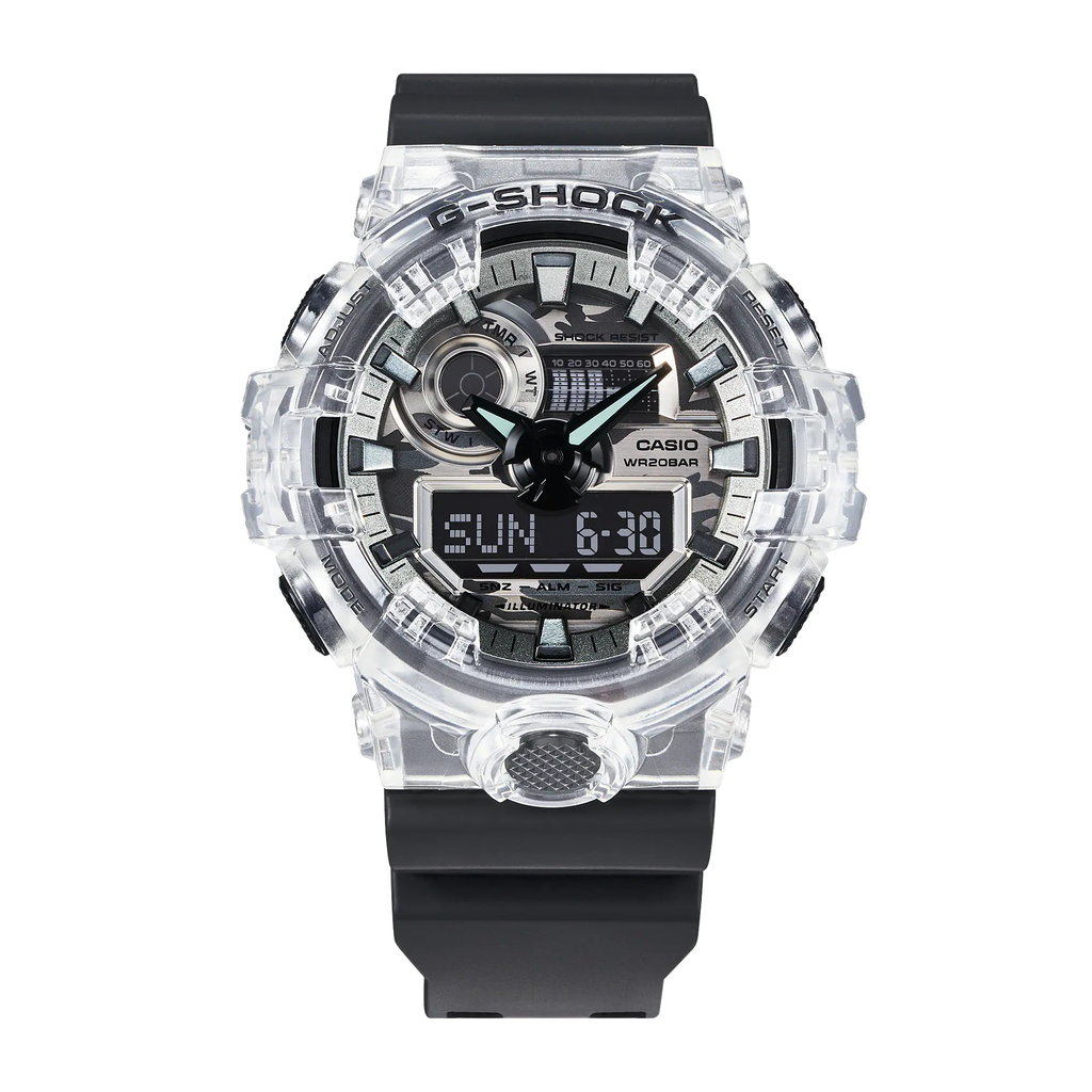  [Pin Miễn Phí Trọn Đời] GA-700SKC-1A - Đồng hồ G-Shock Nam - Tem Vàng Chống Giả 