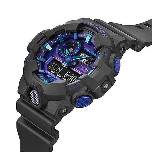  [Pin Miễn Phí Trọn Đời] GA-700VB-1A - Đồng hồ G-Shock Nam - Tem Vàng Chống Giả 